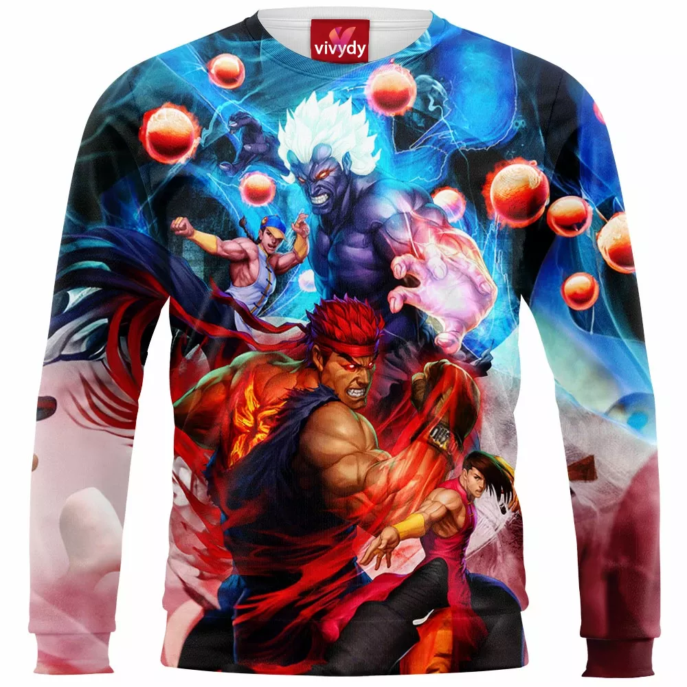 Oni Akuma Vs Evil Ryu Sweatshirt