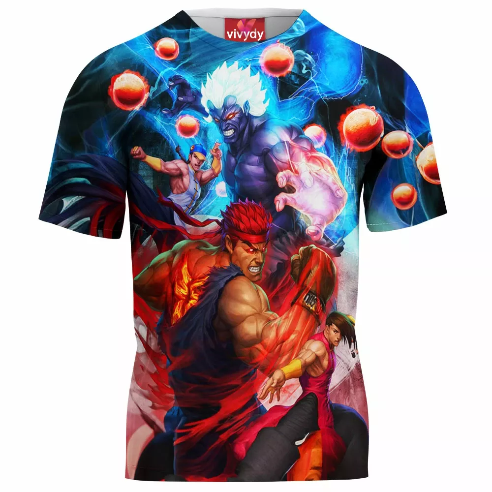 Oni Akuma Vs Evil Ryu T-Shirt