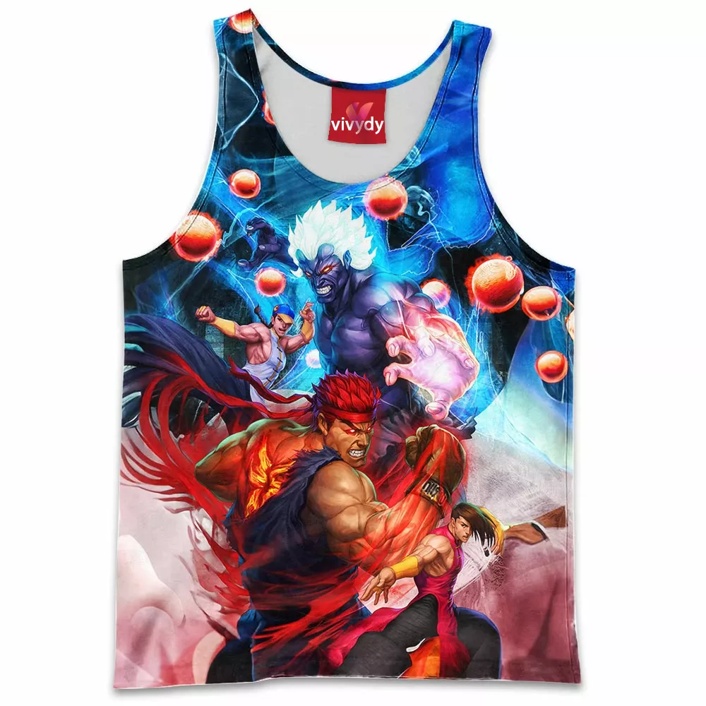 Oni Akuma Vs Evil Ryu Tank Top