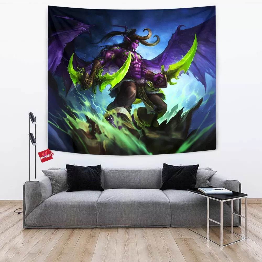 Illidan Stormrage Tapestry