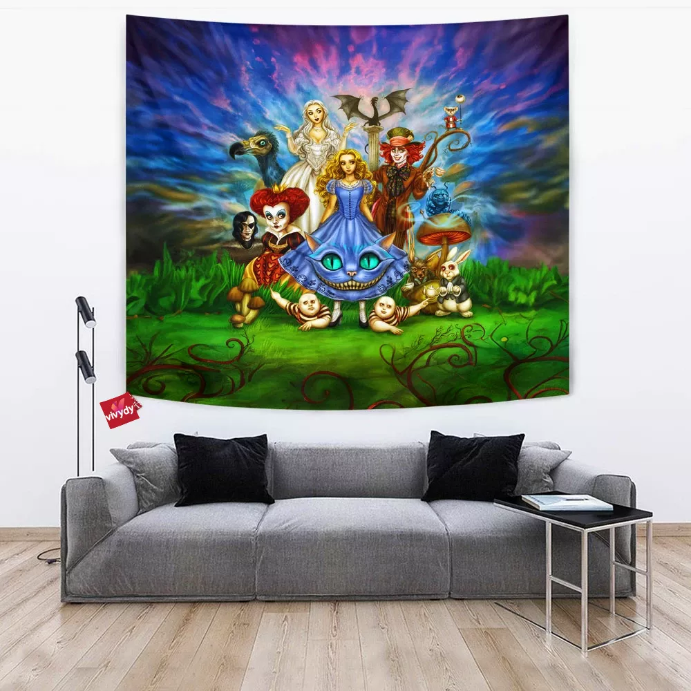 Alice In Wonderland Tapestry