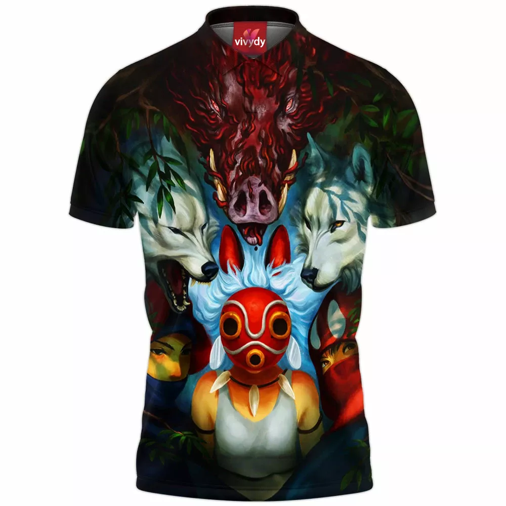 Mononoke Hime Polo Shirt