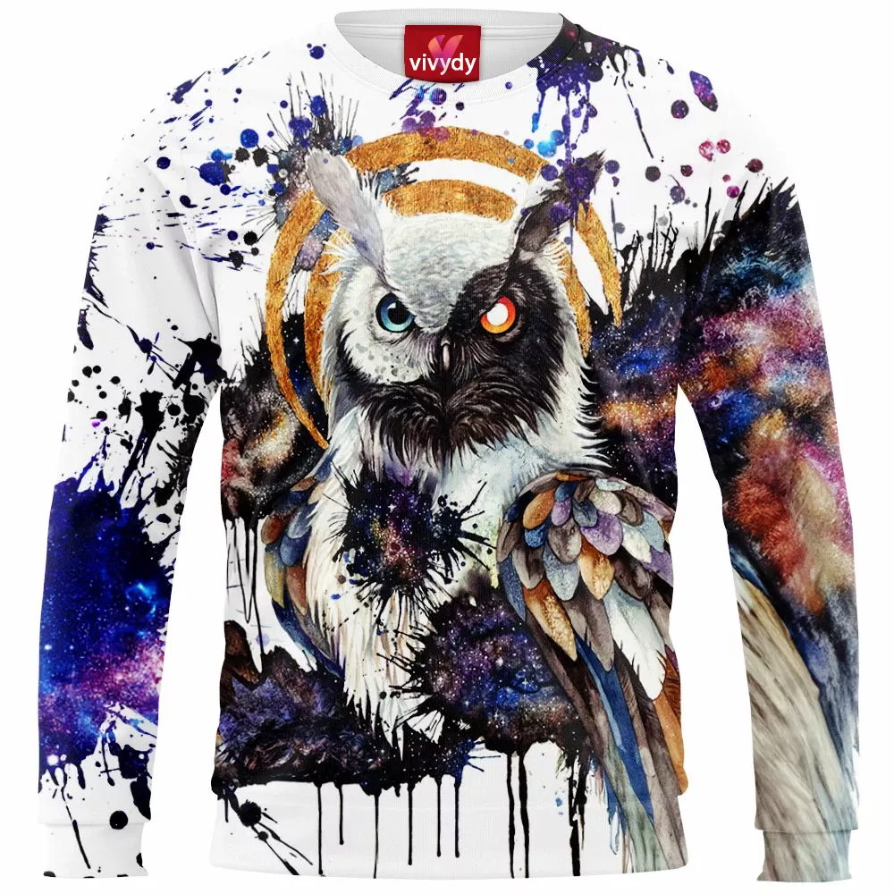 Galaxy Owl Sweatshirt