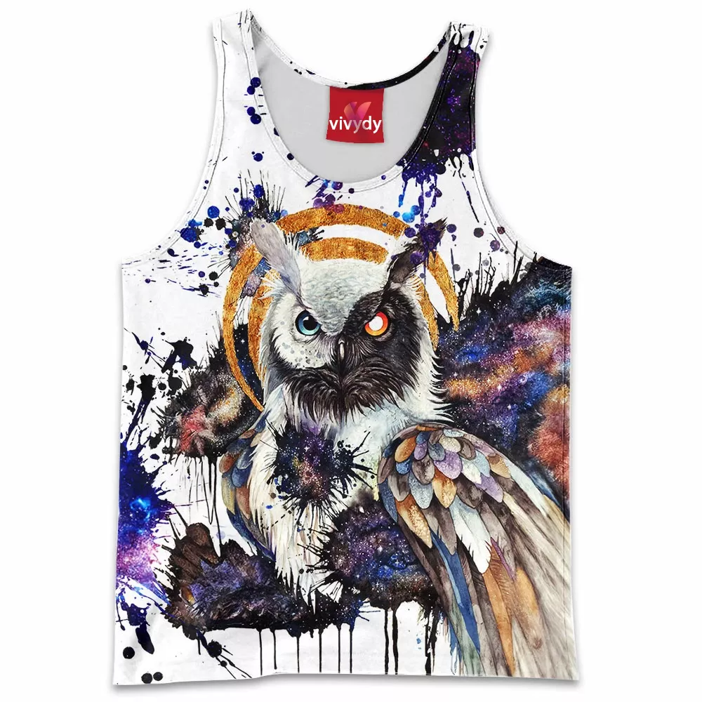 Galaxy Owl Tank Top