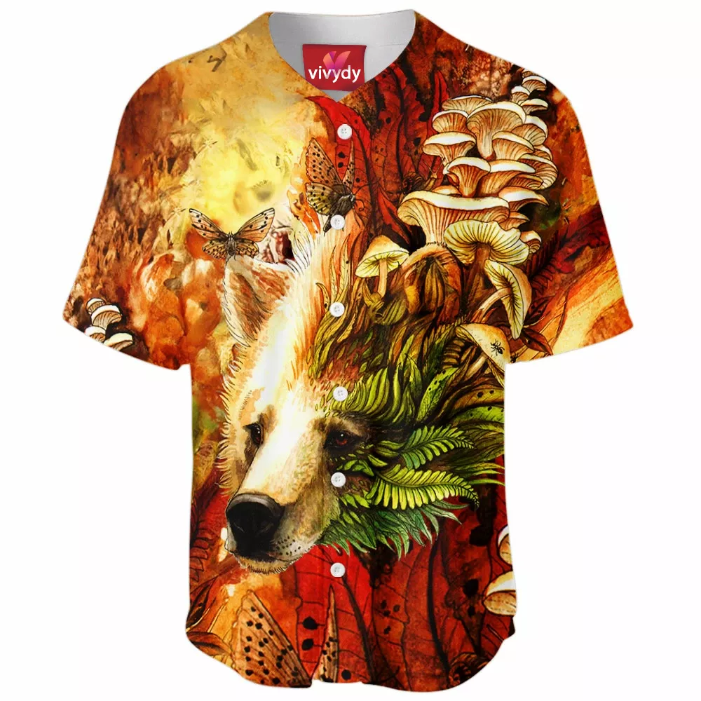 Autumn Spirit Bear Baseball Jersey