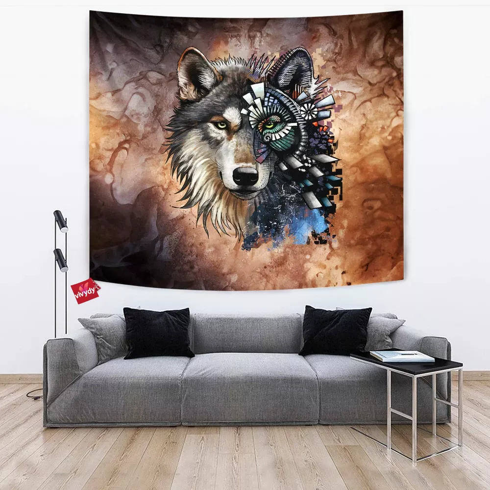 Save The Wolf Tapestry