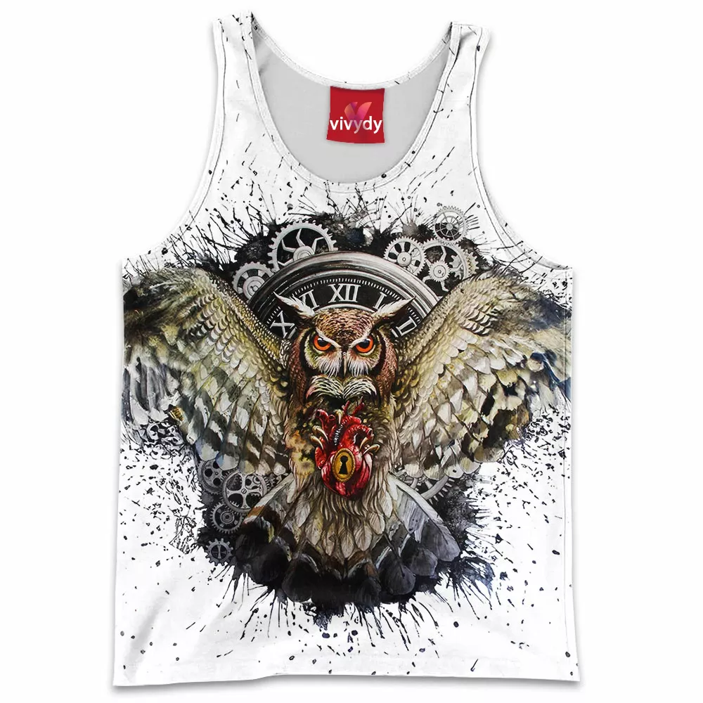 Clock Owl Tank Top