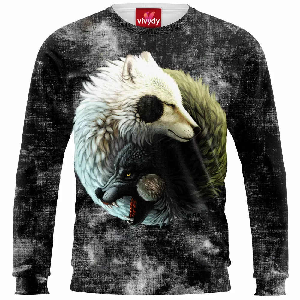 Yin Yang Wolves Sweatshirt