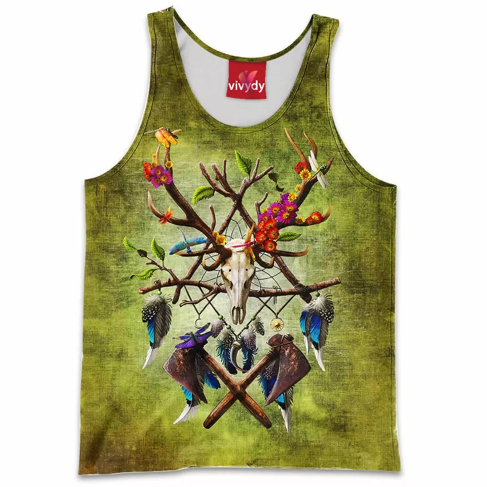 Native American Dreamcatcher V3 Tank Top