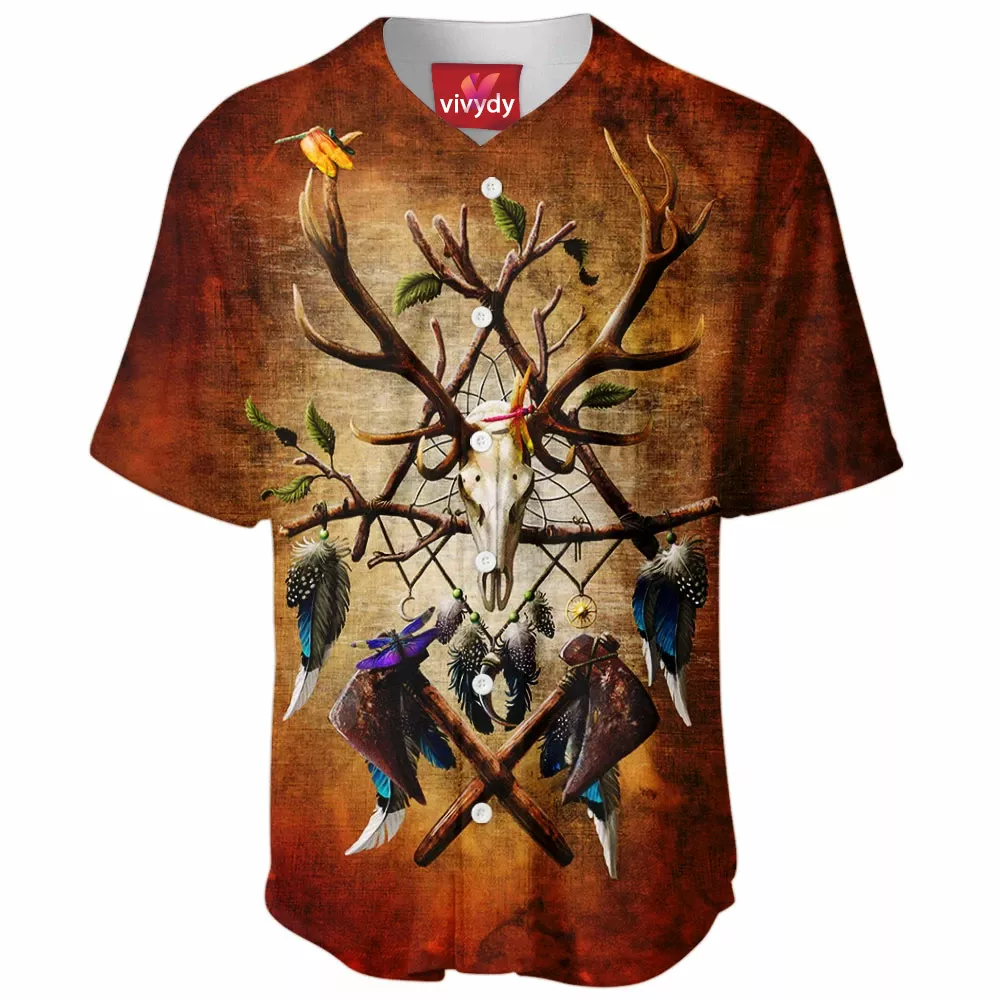 Native American Dreamcatcher V1 Baseball Jersey