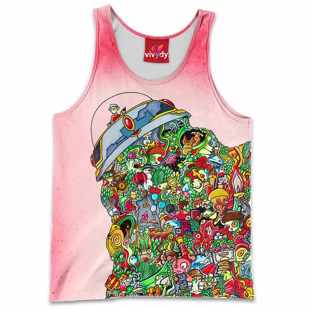 Doodle Ufo Tank Top