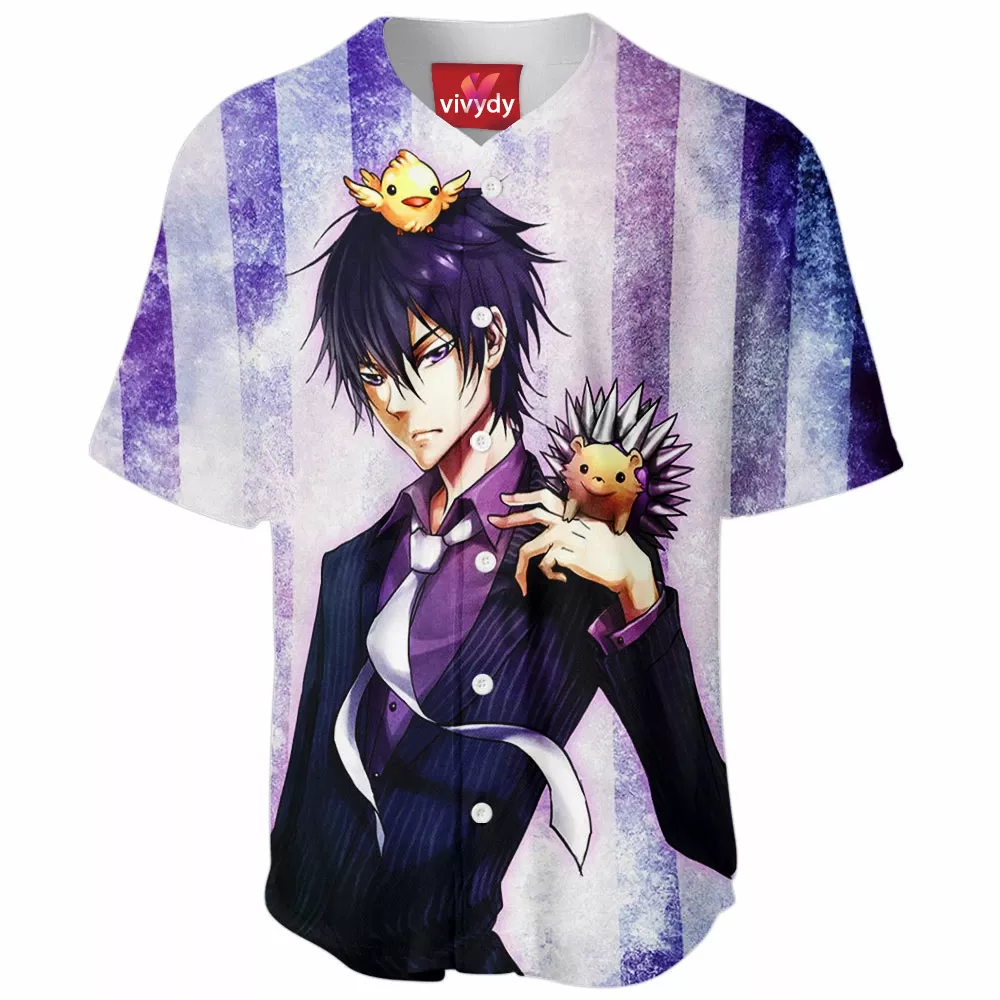 Hibari From Katekyo Hitman Reborn Baseball Jersey