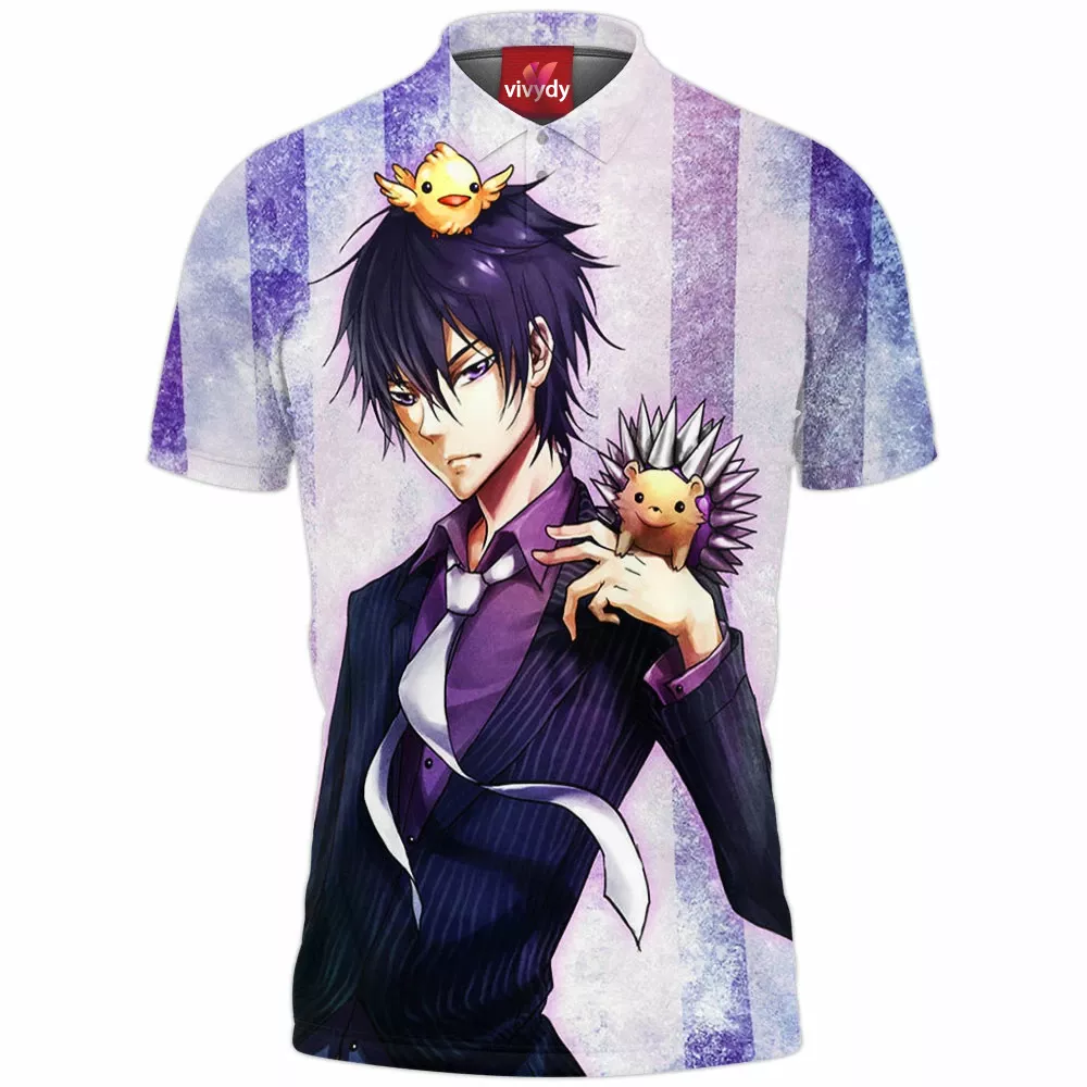 Hibari From Katekyo Hitman Reborn Polo Shirt