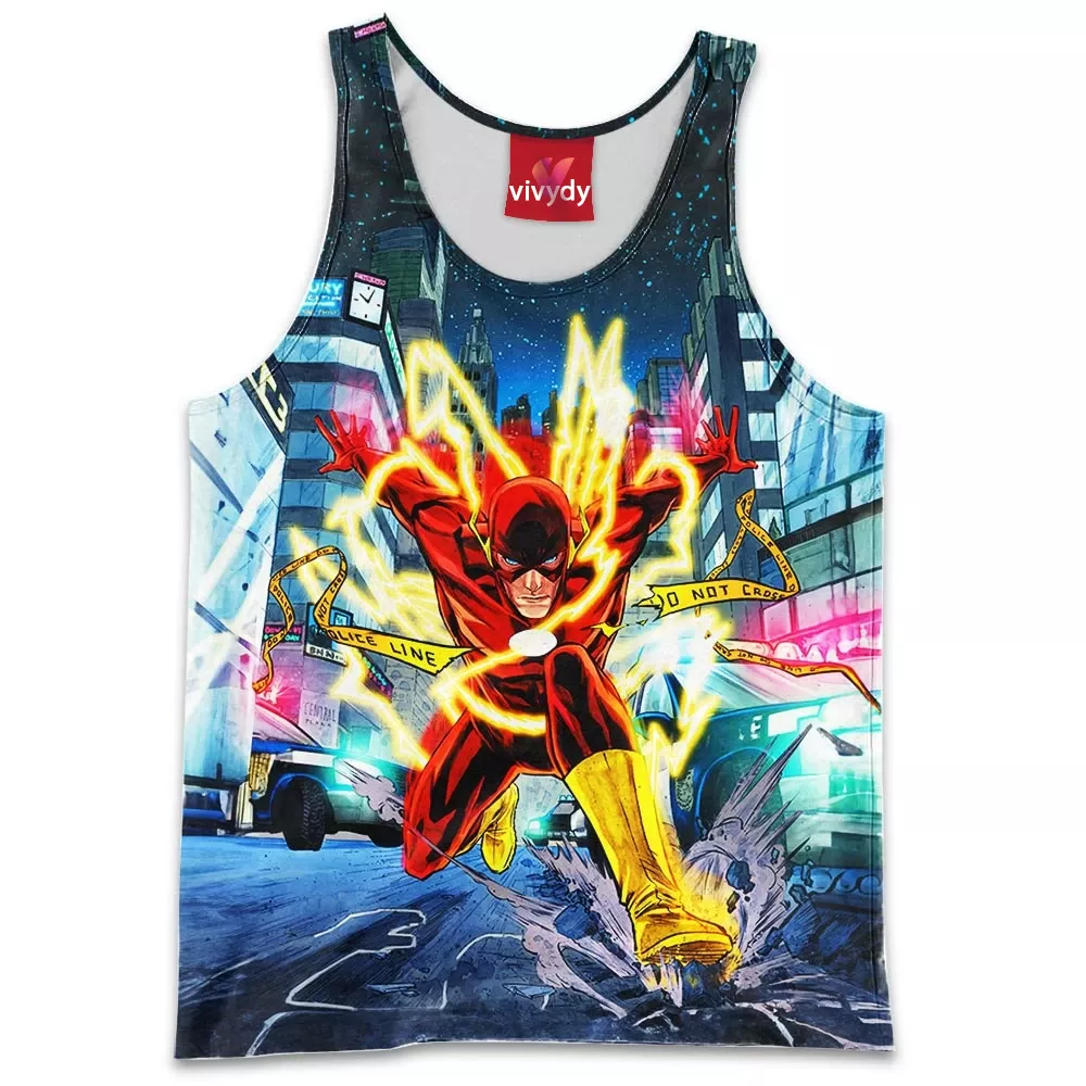 The Flash Comic Tank Top