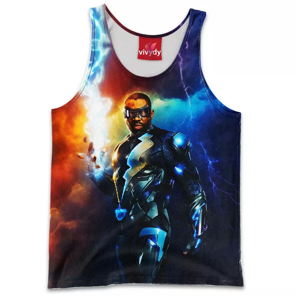 Black Lightning Tank Top