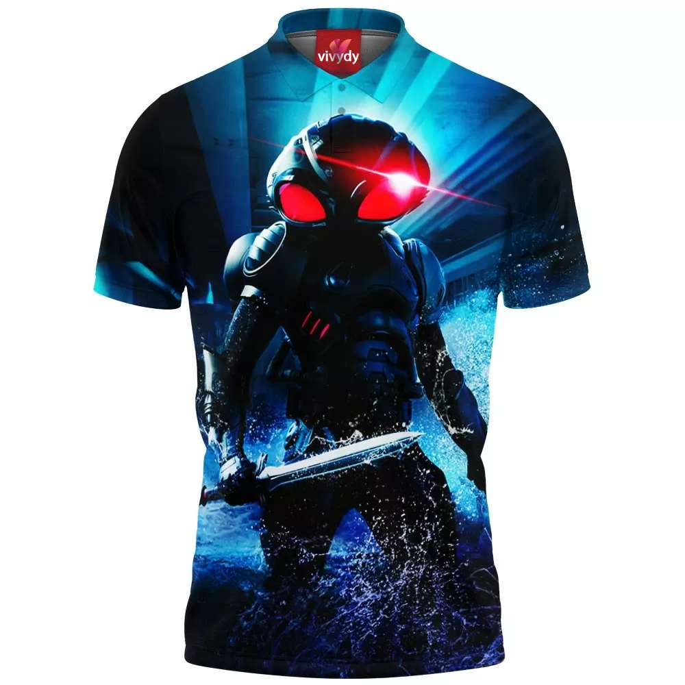 Black Manta Polo Shirt