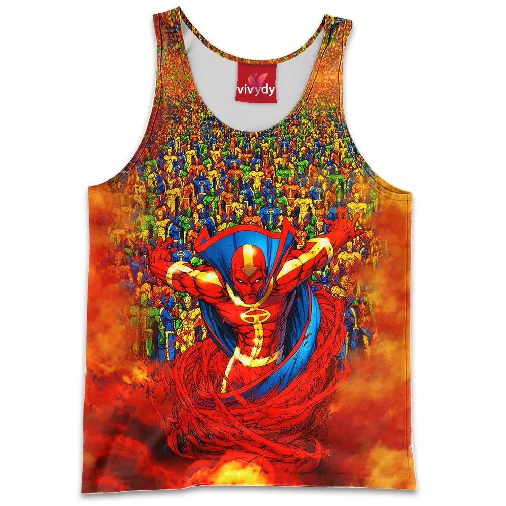 Red Tornado Comic Tank Top