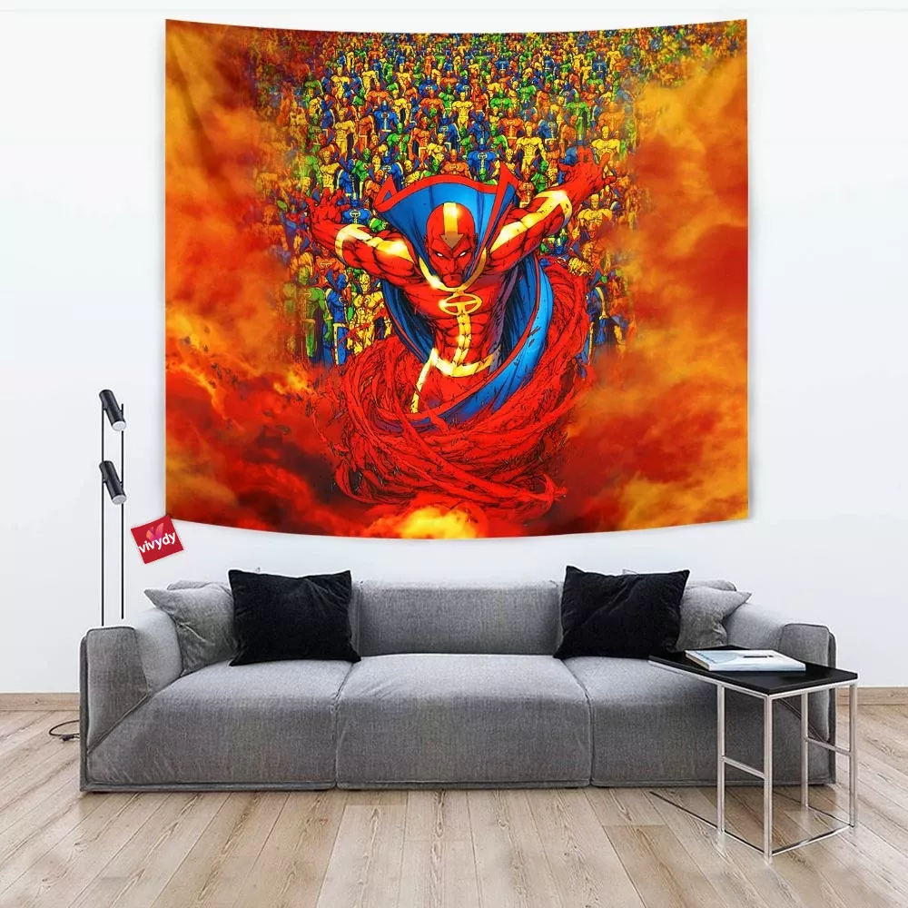 Red Tornado Comic Tapestry