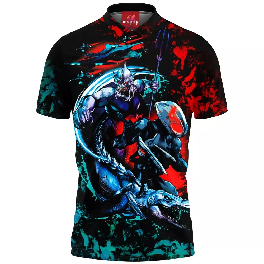 Black Manta Polo Shirt