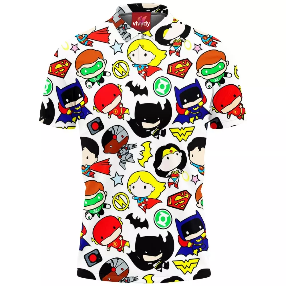 Justice League Polo Shirt