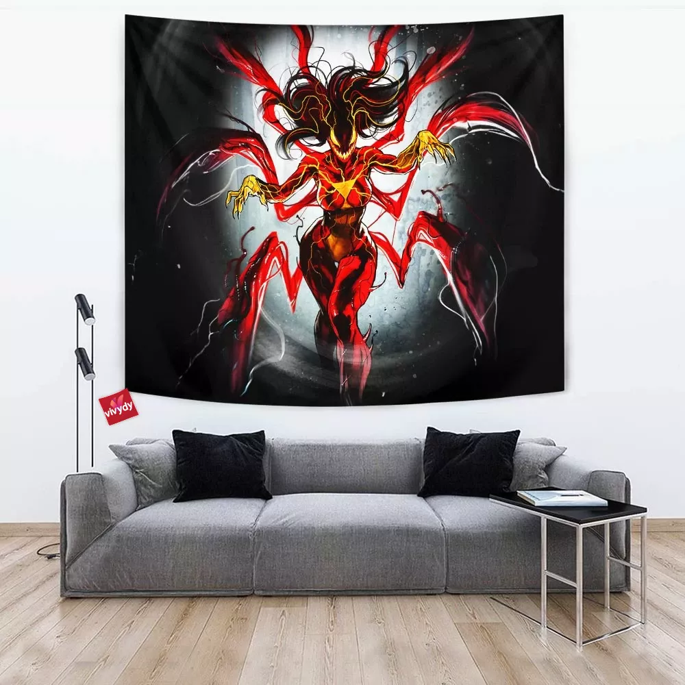 Carnage x Spider-Woman Tapestry