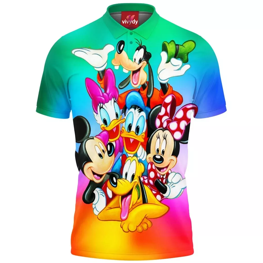 Animated Characters Polo Shirt