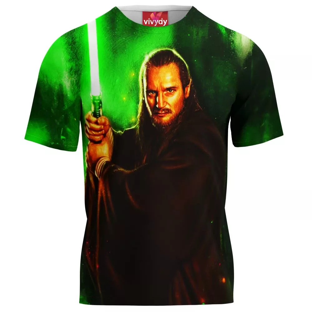 Qui-Gon Jinn Star War Movie Comic T-Shirt