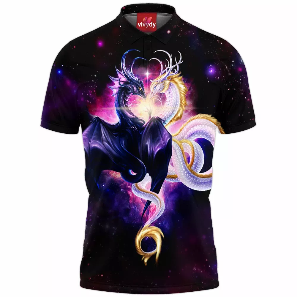 Yin Yang Dragon Polo Shirt