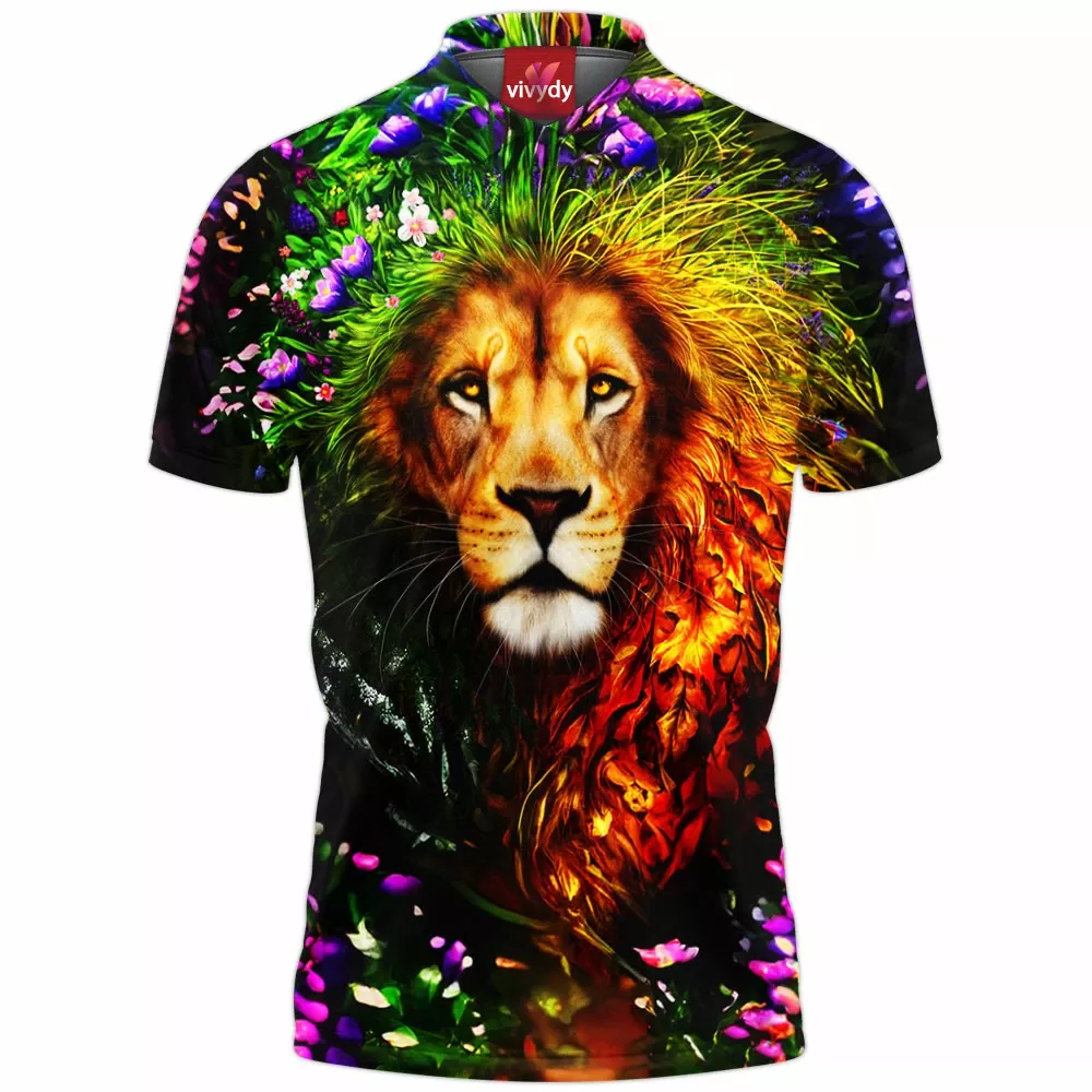 Spirit Of The Seasons Lion Polo Shirt