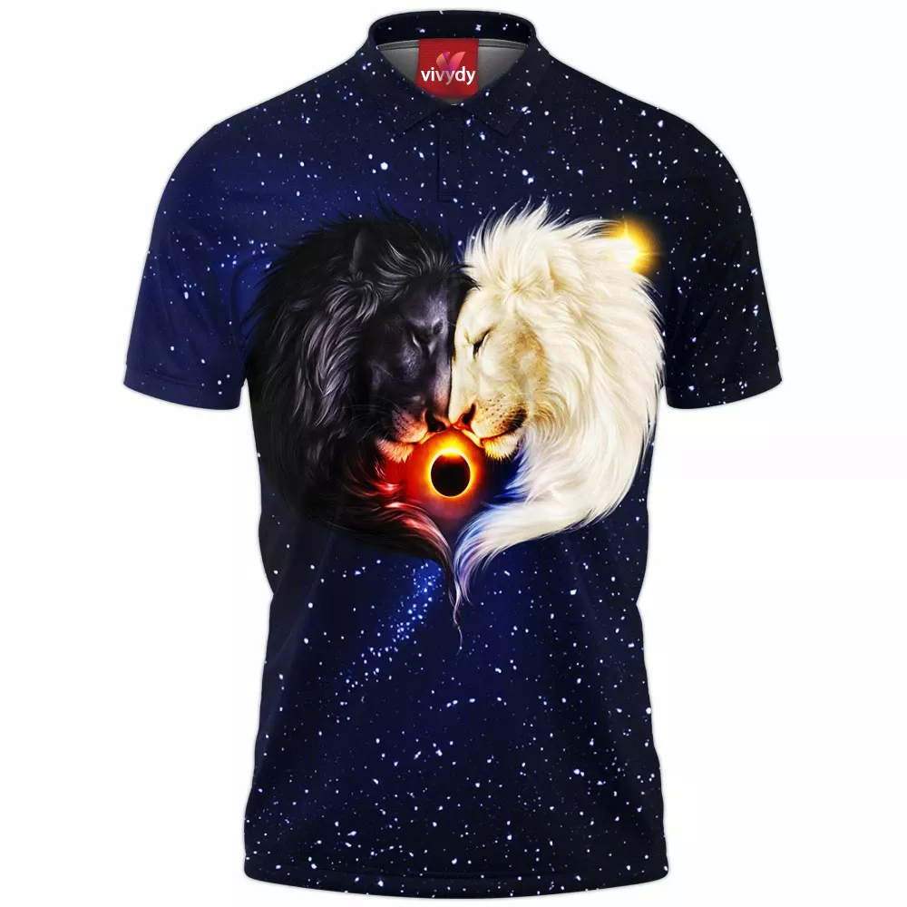 Yin Yang Lion Polo Shirt