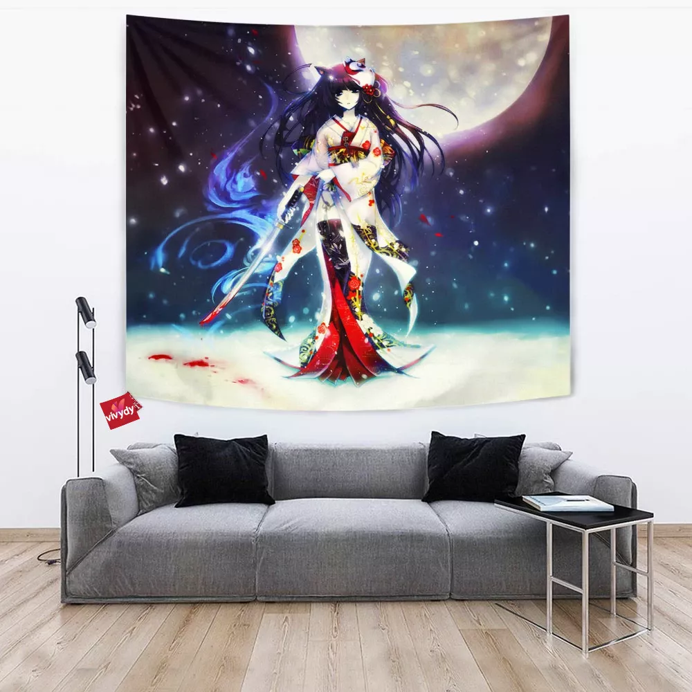 Anime Girl Tapestry