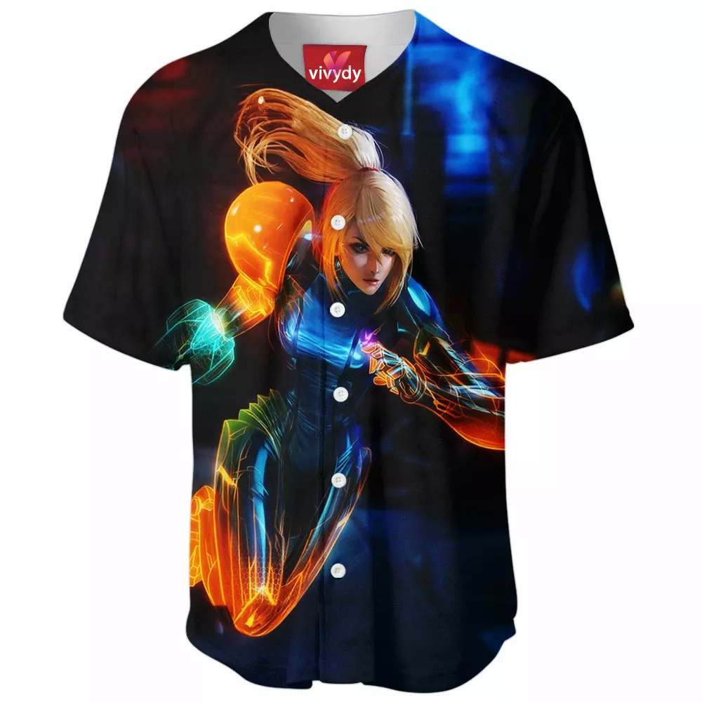 Samus Aran Baseball Jersey