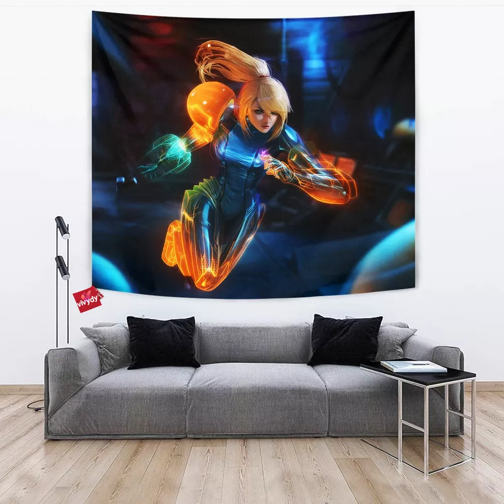 Samus Aran Tapestry