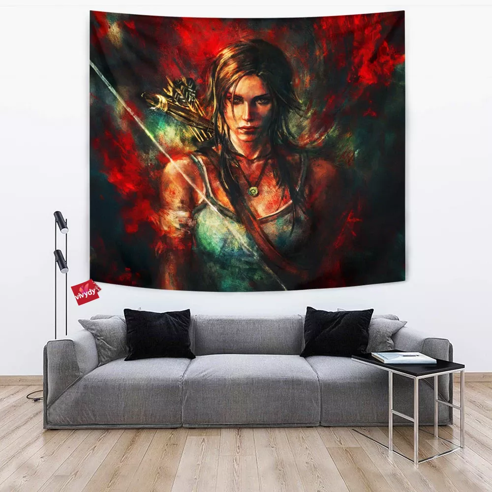 Tom Raider Tapestry