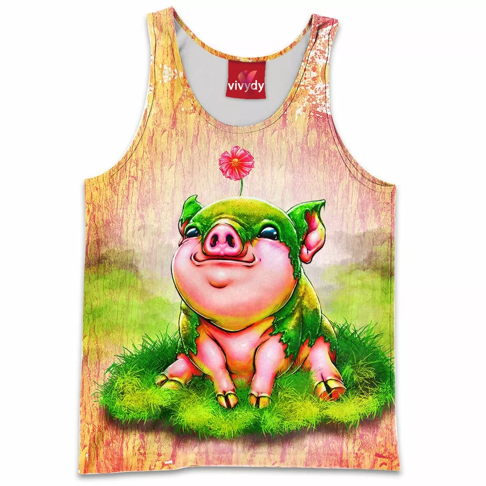 Moss Piglet Tank Top