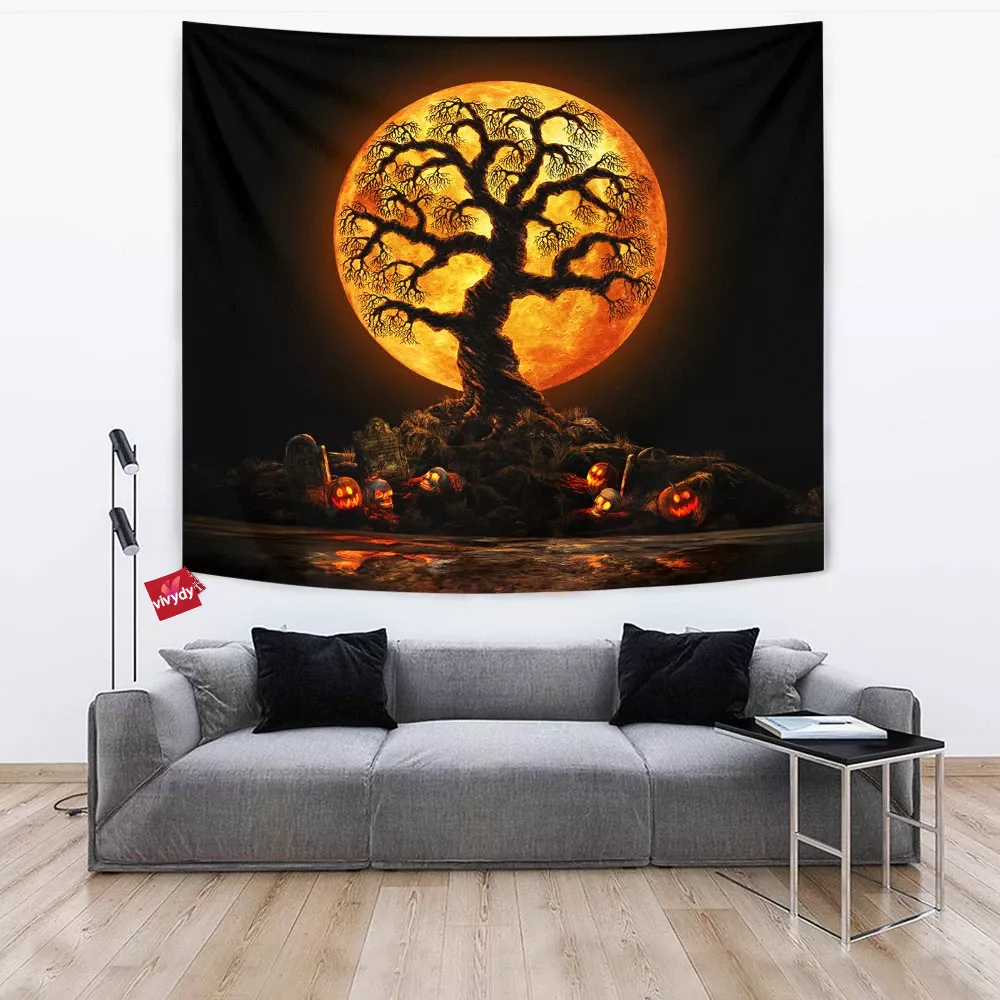 Trick Or Tree Tapestry