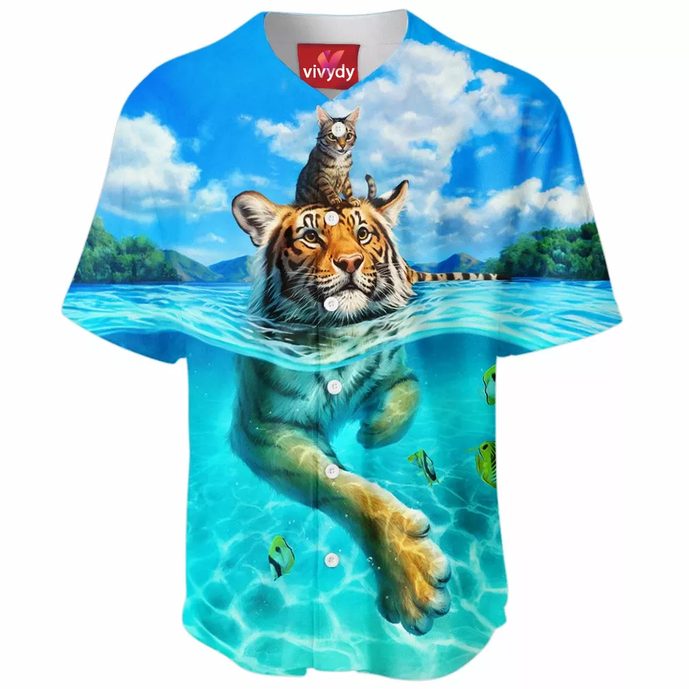 Swim Tiger Baseball Jersey