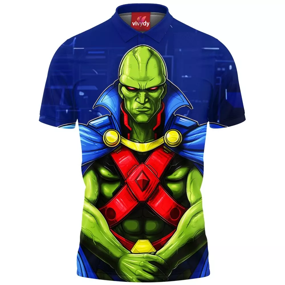 Martian Manhunter Polo Shirt