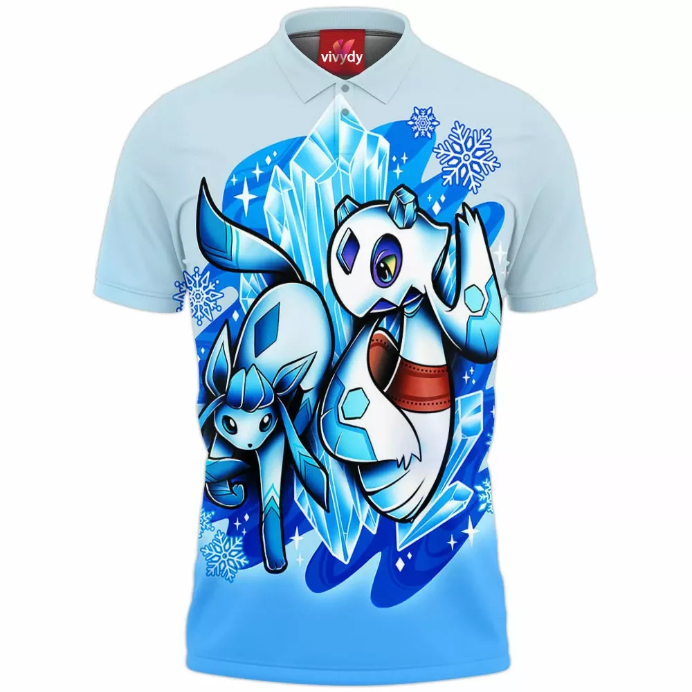 Glaceon Frosslass Polo Shirt