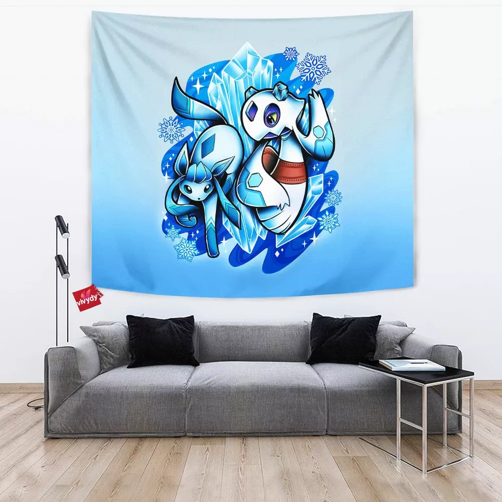 Glaceon Frosslass Tapestry