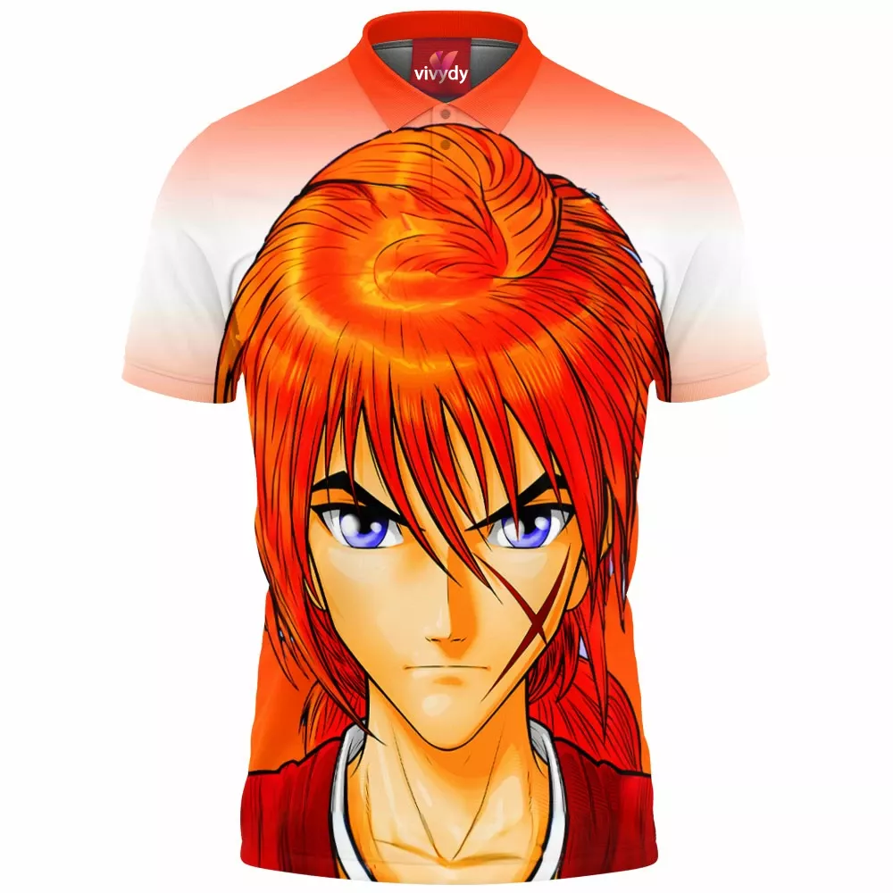 Kenshin Himura Polo Shirt