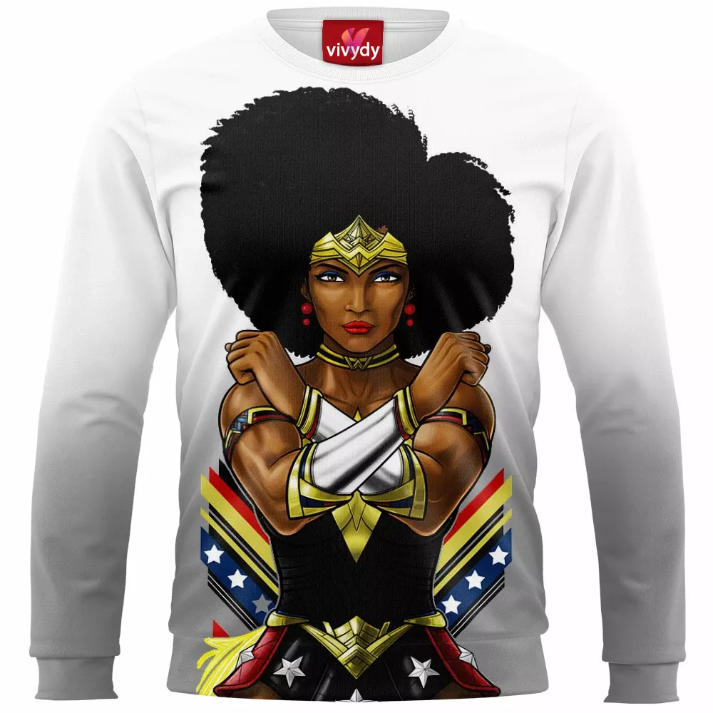 Black Wonder Woman Sweatshirt