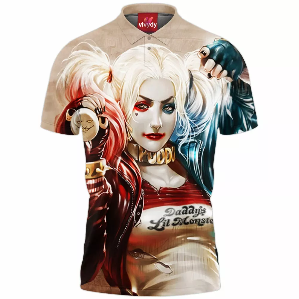 Harley Quinn Polo Shirt