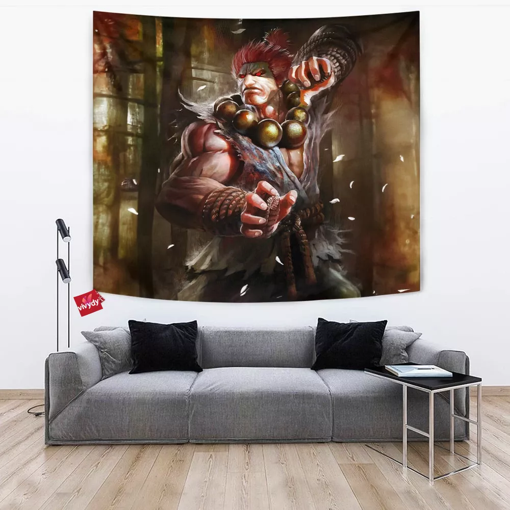 Akuma Street Fighter Tapestry