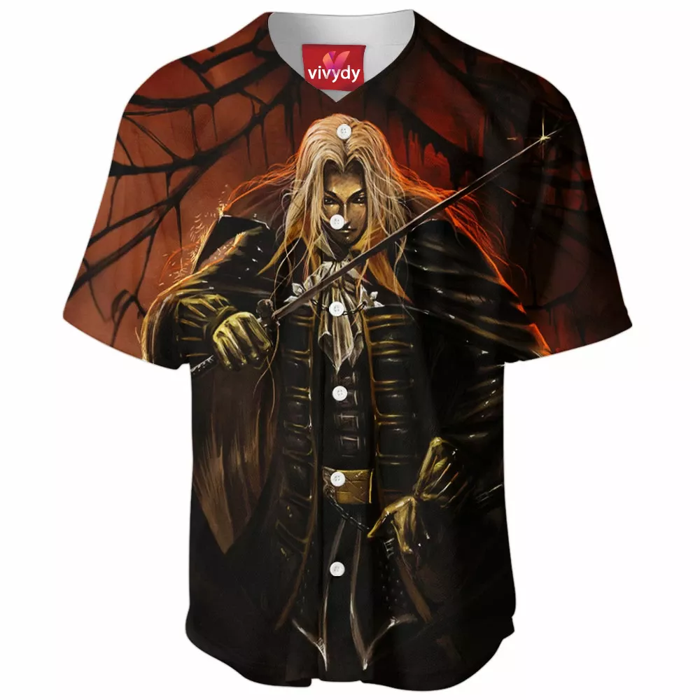 Alucard Castlevania Baseball Jersey