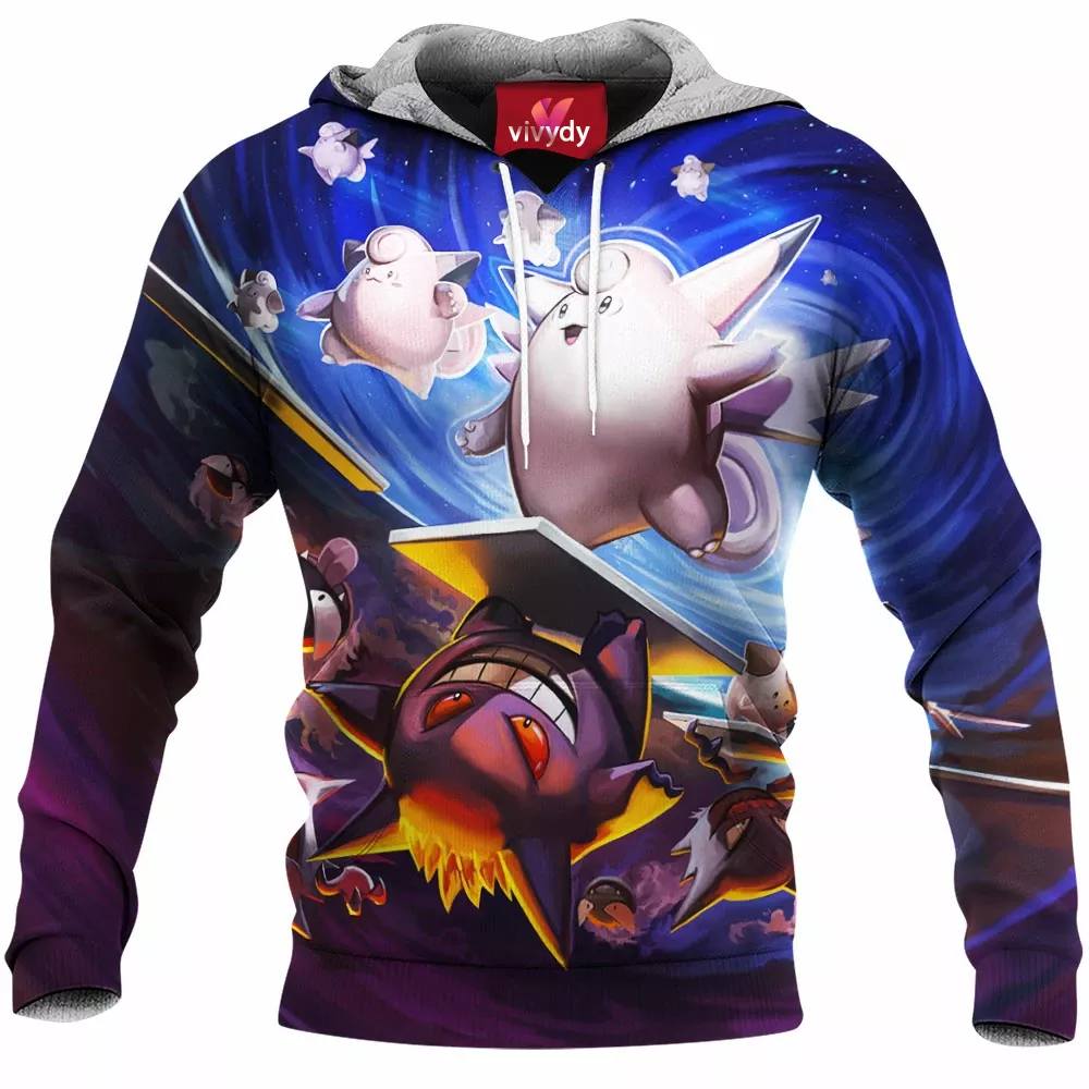 Clefable V Gengar Hoodie