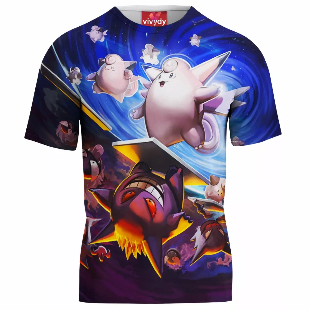 Clefable V Gengar T-Shirt