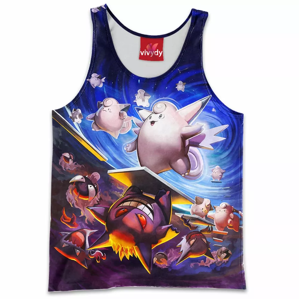 Clefable V Gengar Tank Top