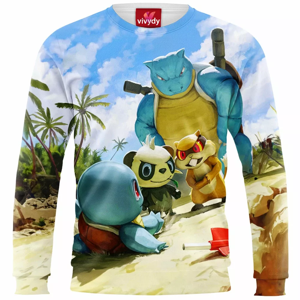 Blastoise Beach Patrol Sweatshirt