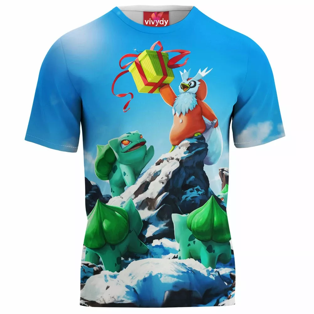 Bulbasaur Christmas T-Shirt